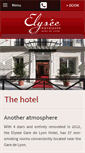 Mobile Screenshot of hotelelyseegaredelyon.com